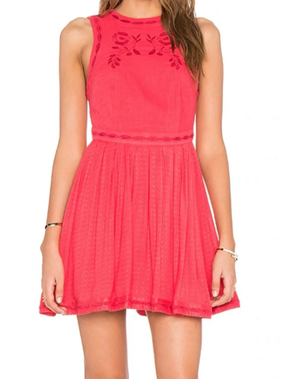Free People sleeveless zippered